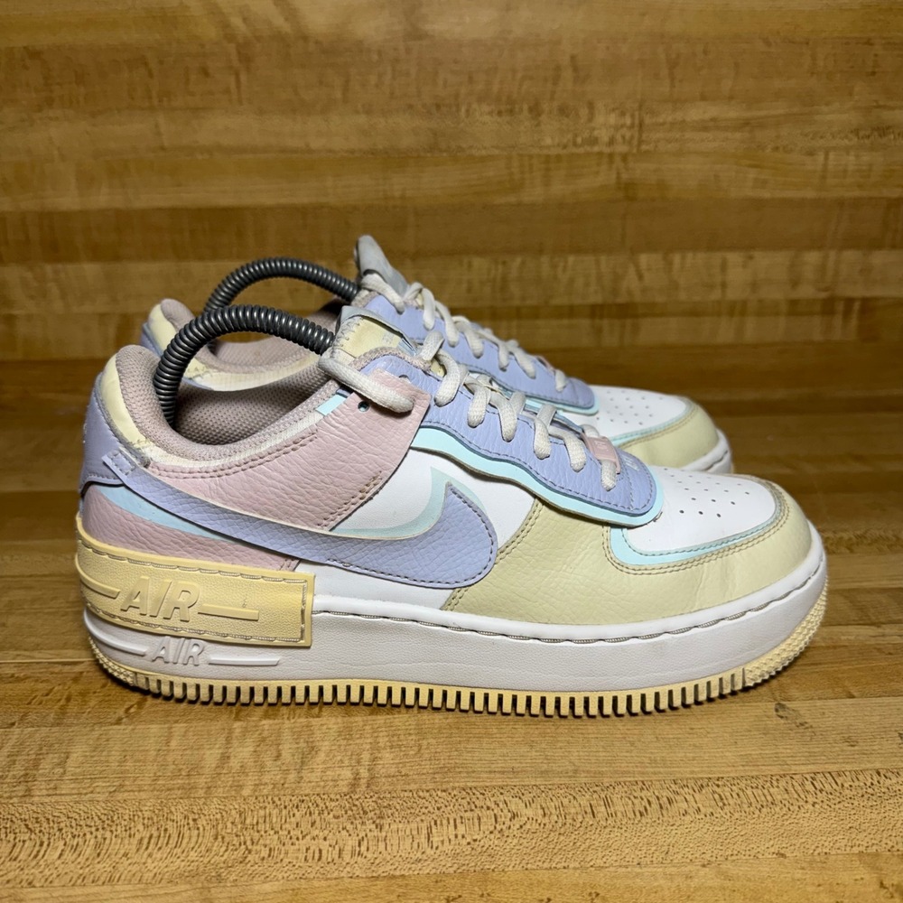 Nike Air Force 1 Shadow white Glacier Blue Ghost CI0919-106 Womens 9.5 Sneakers